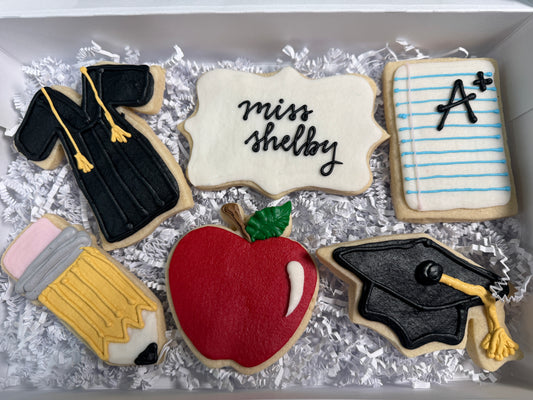 Custom Grad cookie set
