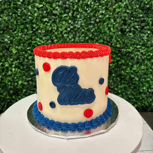 Ole Miss Inspired Polka Dot