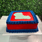 Hotty Toddy Signature Cake- ONE LAYER SQUARE