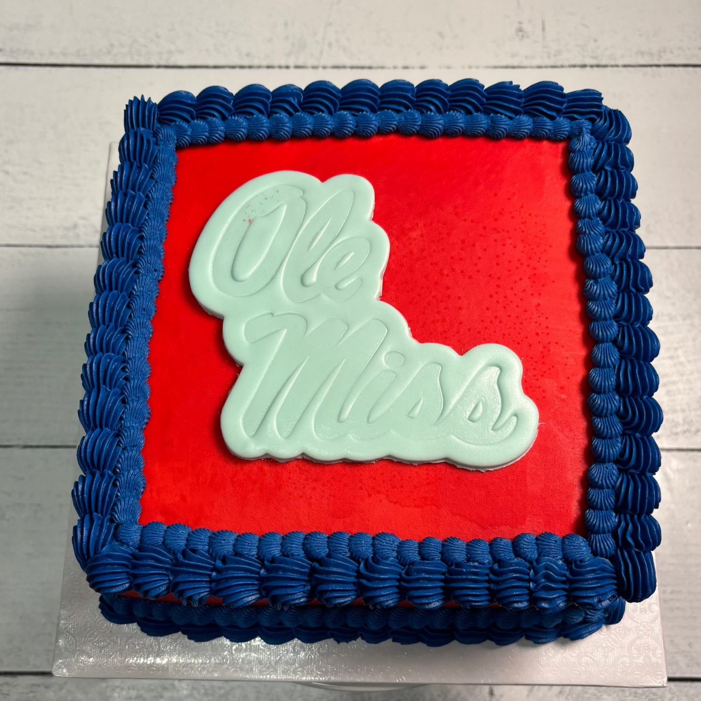 Hotty Toddy Signature Cake- ONE LAYER SQUARE
