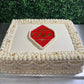 Vintage sheet cake