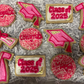 Custom Grad cookie set (6 and 12 count)