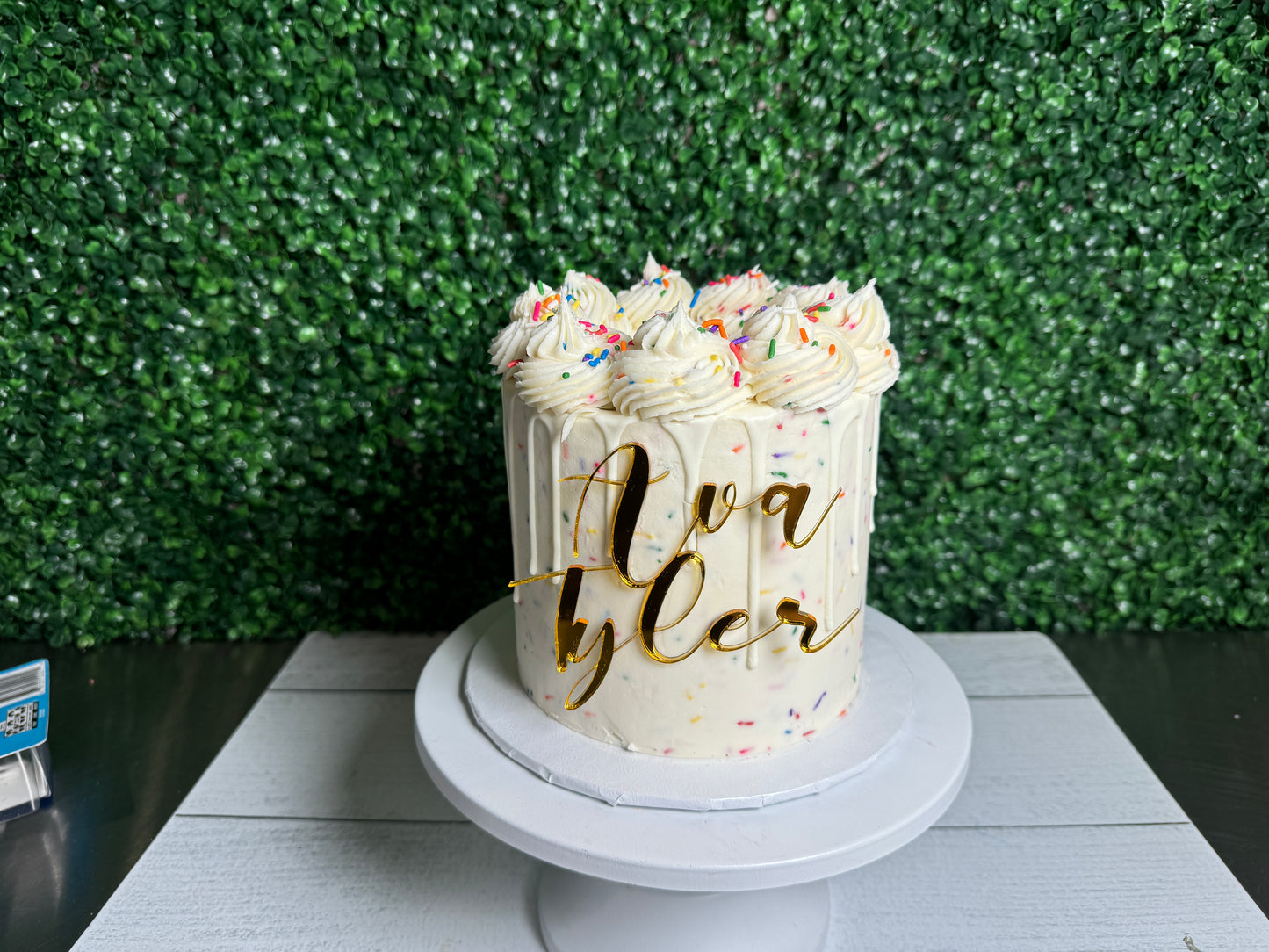 Vanilla Funfetti Dessert Cake