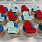 Ole Miss Logo cupcakes