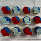 Ole Miss Logo cupcakes