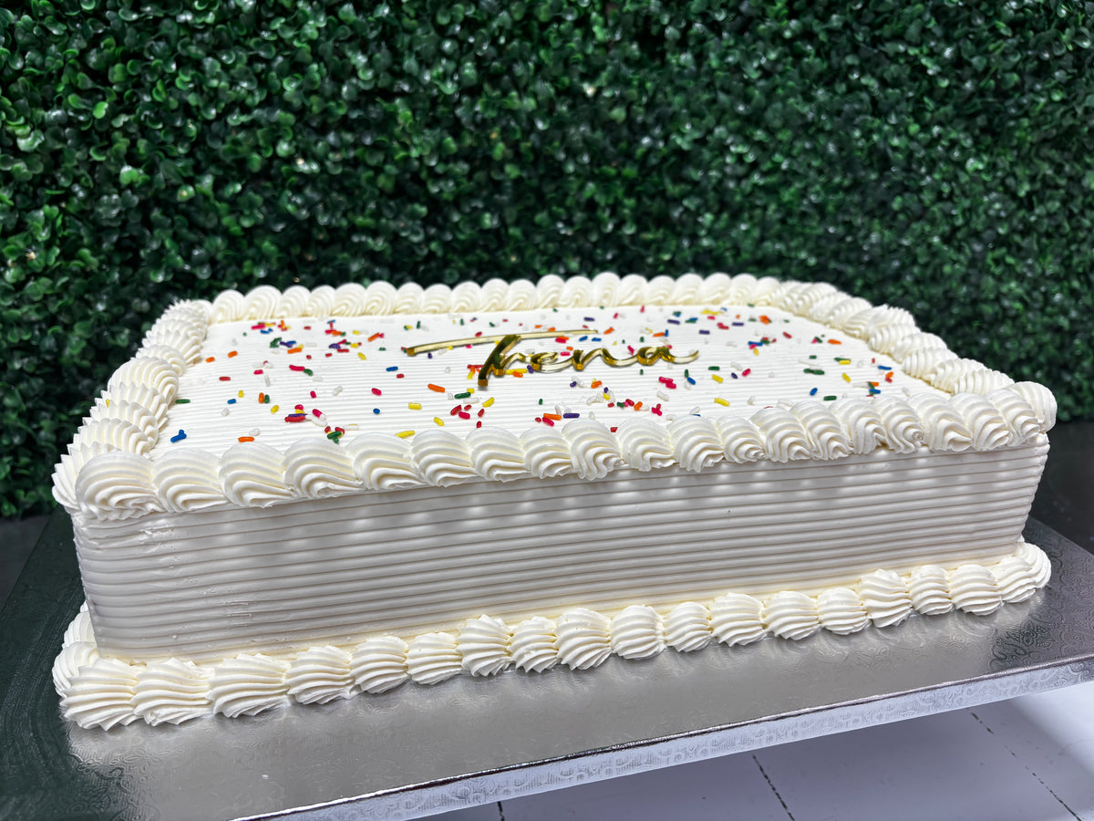 Signature Sprinkle Sheet Cake