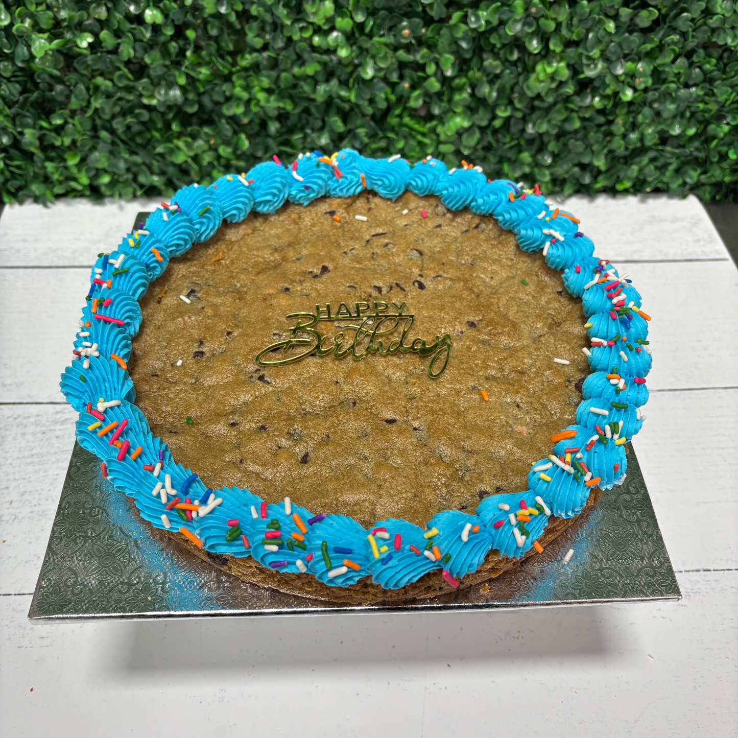 10" Happy Birthday Cookie Cake