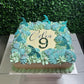 Square Luxe sheet cake - Themed