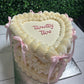 Two Layer Heart Cakes