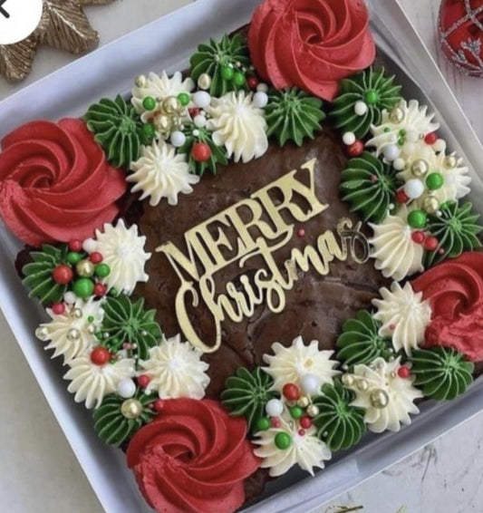Holiday Brownie/Cake