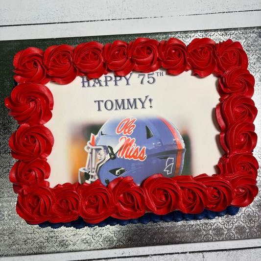 Game Day, Birthday sheet cake