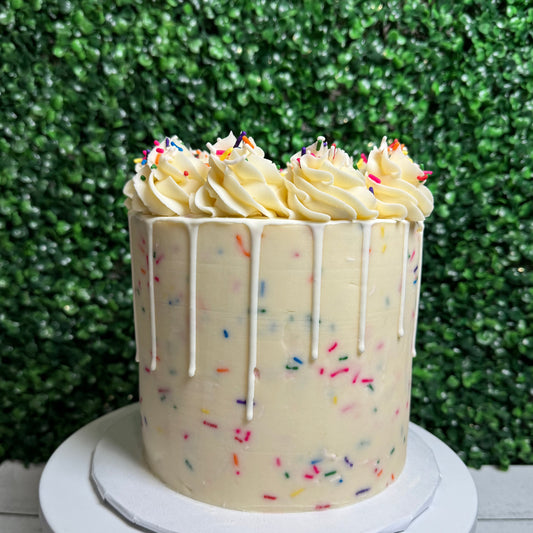 Vanilla Funfetti Dessert Cake