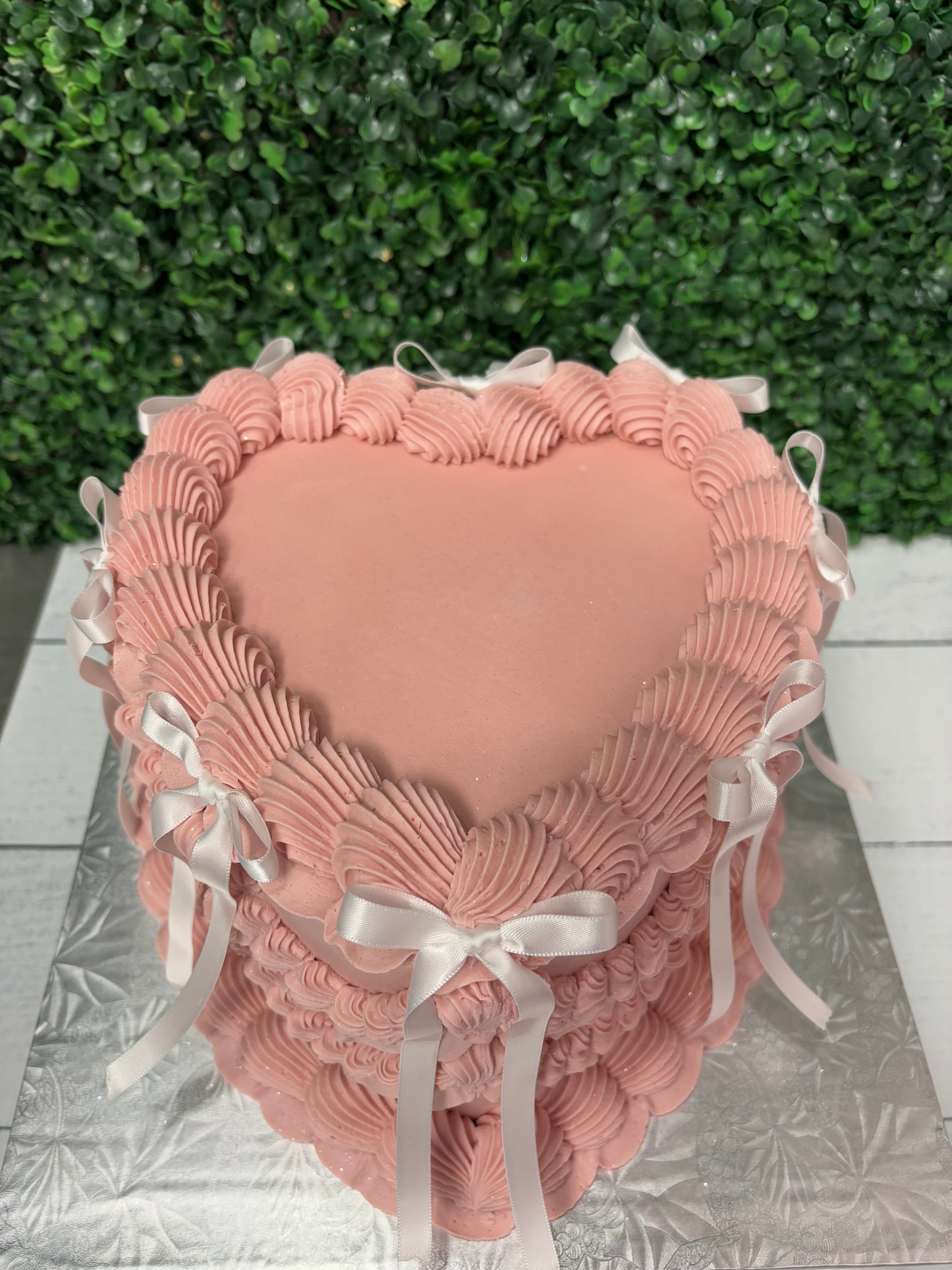 Two Layer Heart Cakes