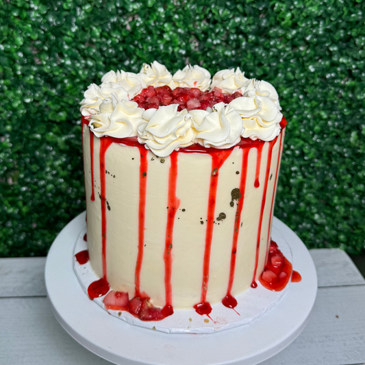 Strawberry Delight Dessert Cake