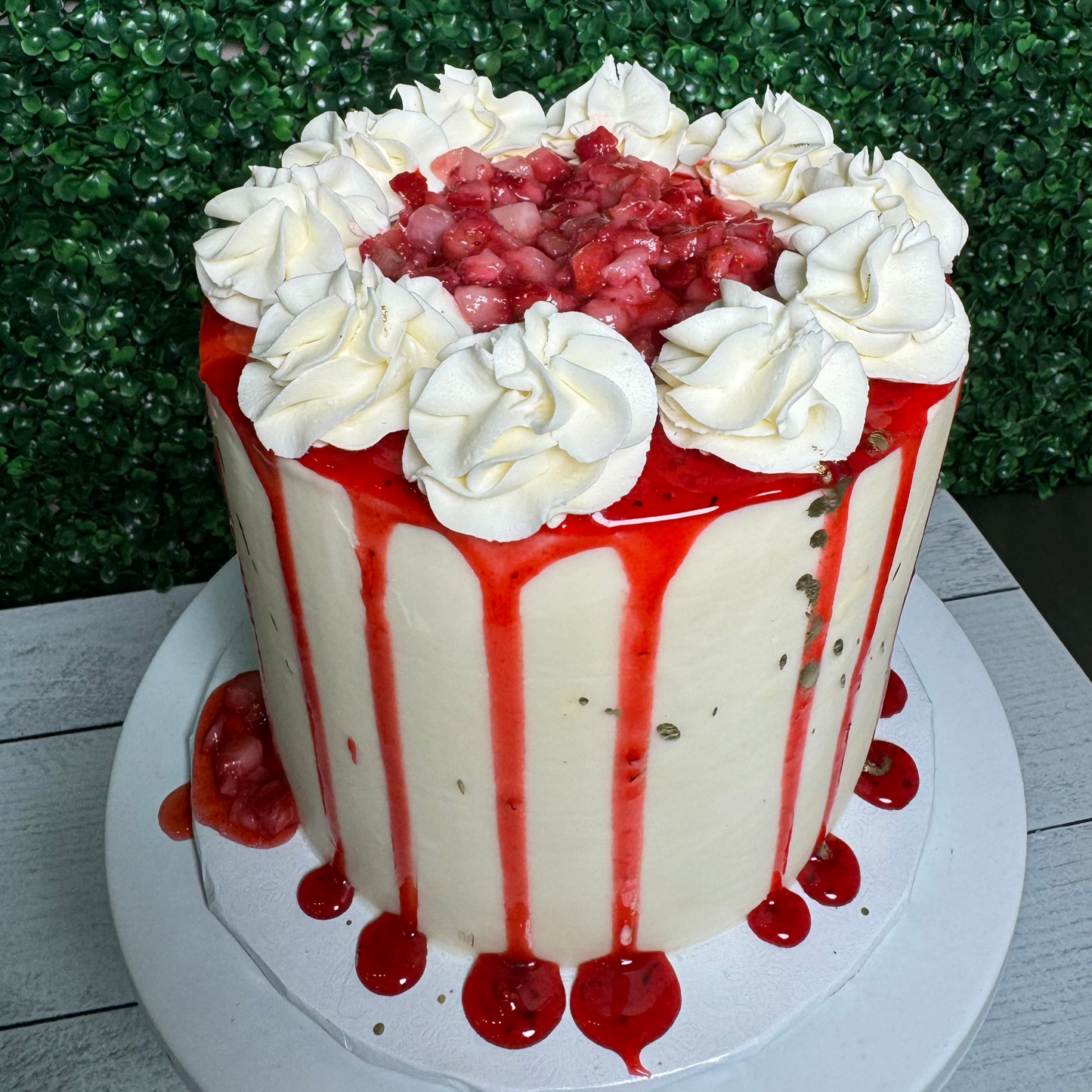 Strawberry Delight Dessert Cake