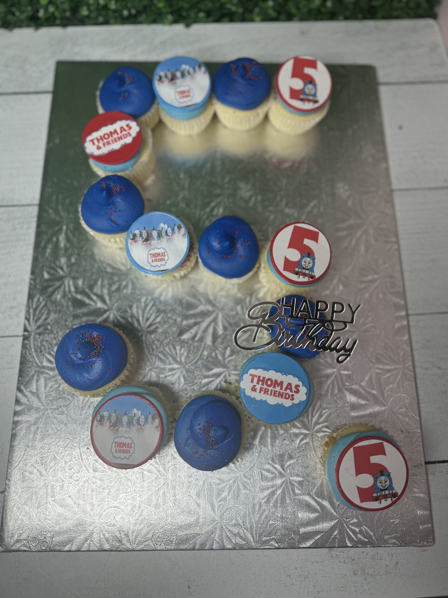 Branded/Logo Cupcake Number Cake