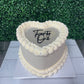 Two Layer Heart Cakes