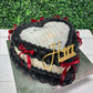 Two Layer Heart Cakes