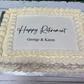 Vintage Branded/Logo Sheet Cake