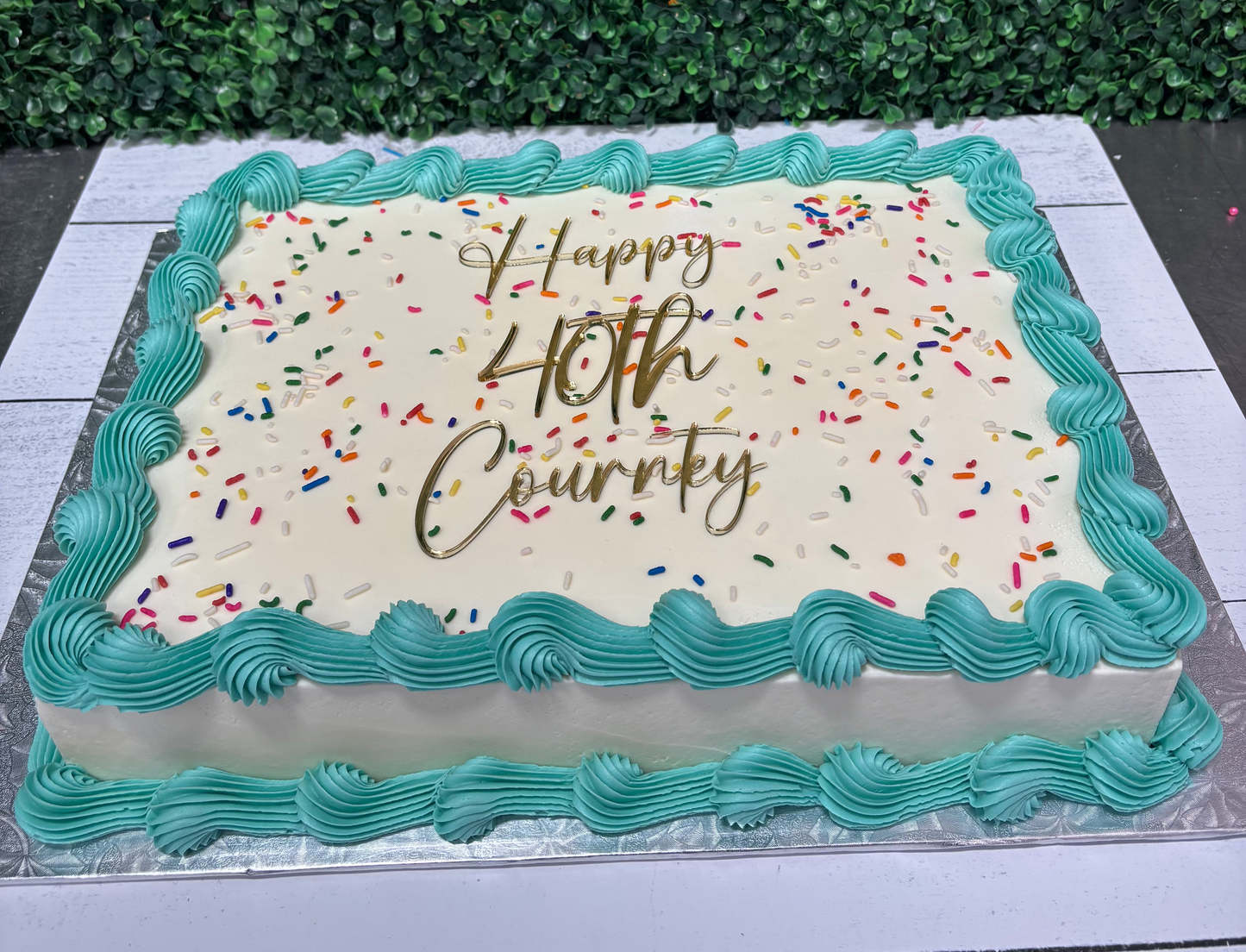 Celebration Sheet Cake