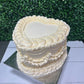 Two Layer Heart Cakes