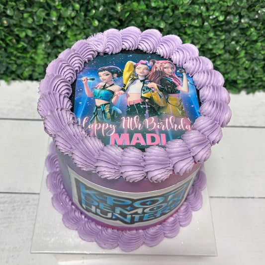 Photo on Top AND front (view branded/logo cakes to add this feature)