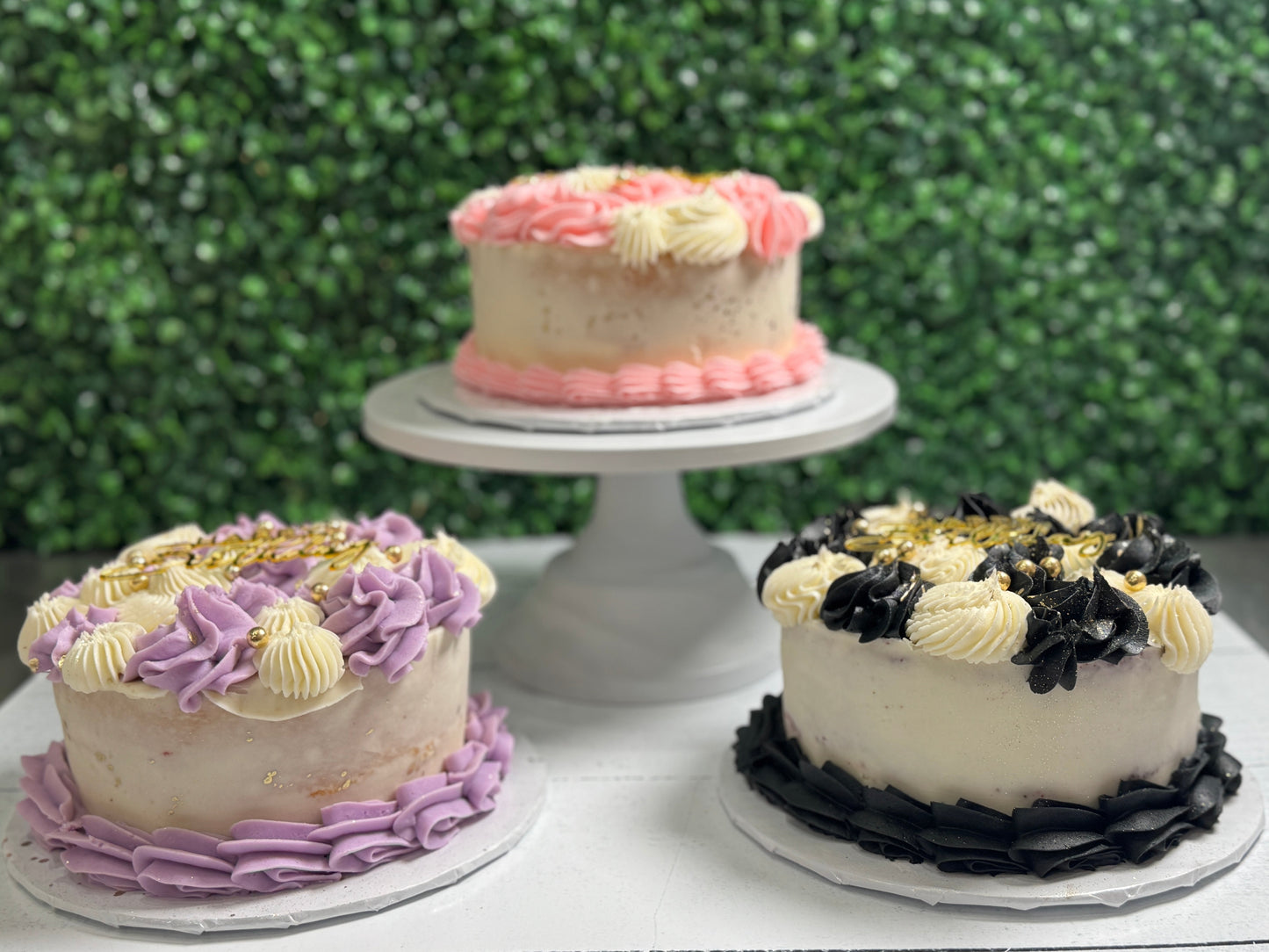 Signature Rosette Smash Cakes