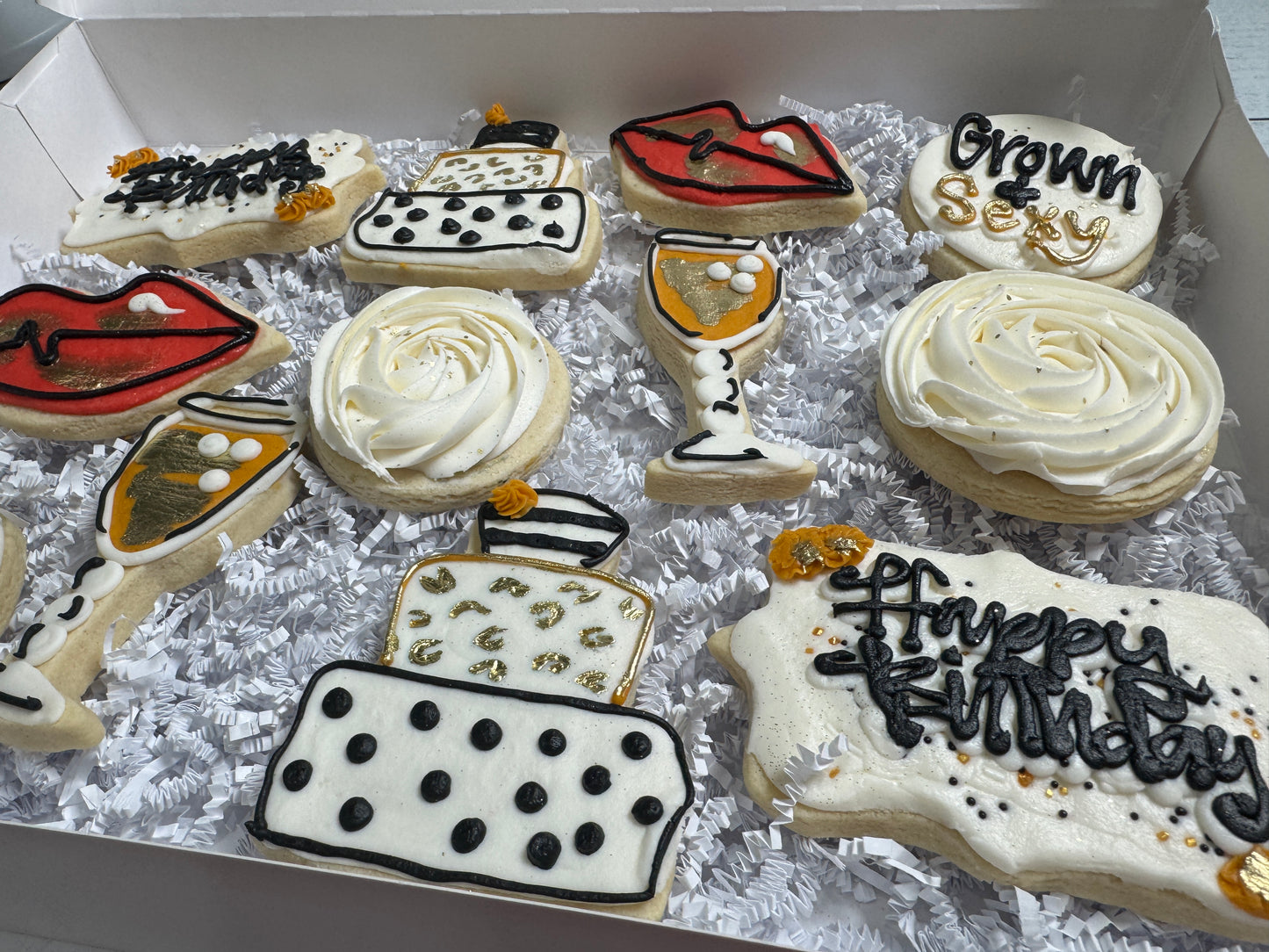 Adult Birthday Cookie Set