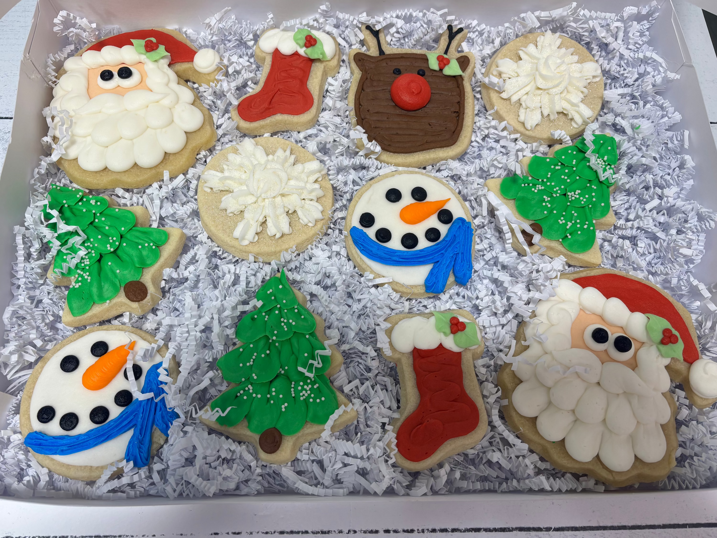 Holiday Iced Cookie Box