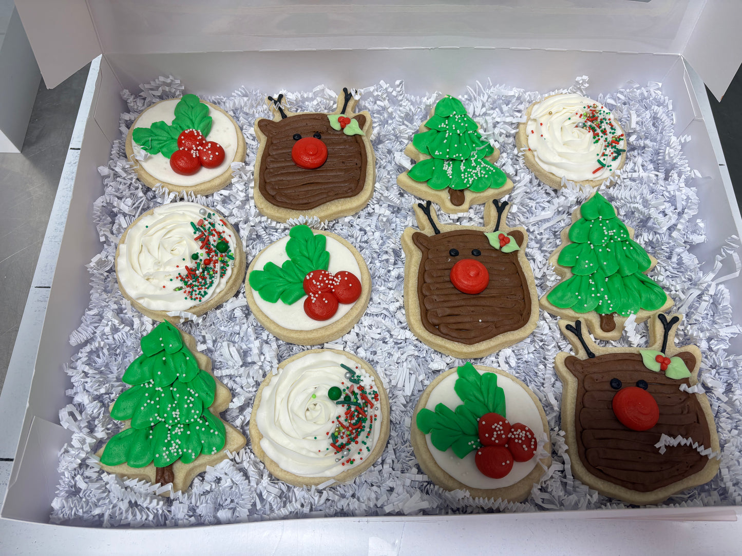 Holiday Iced Cookie Box