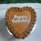 Single Layer Heart Cake