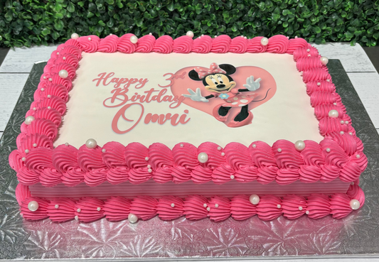 Character themed sheet cakes