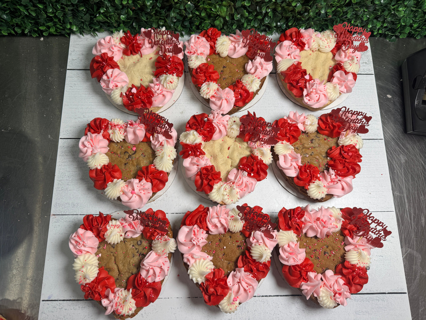 Cookie Heart Cake Box