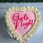 Single Layer Heart Cake