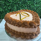 Single Layer Heart Cake