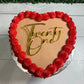 Single Layer Heart Cake