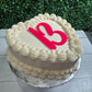 Single Layer Heart Cake