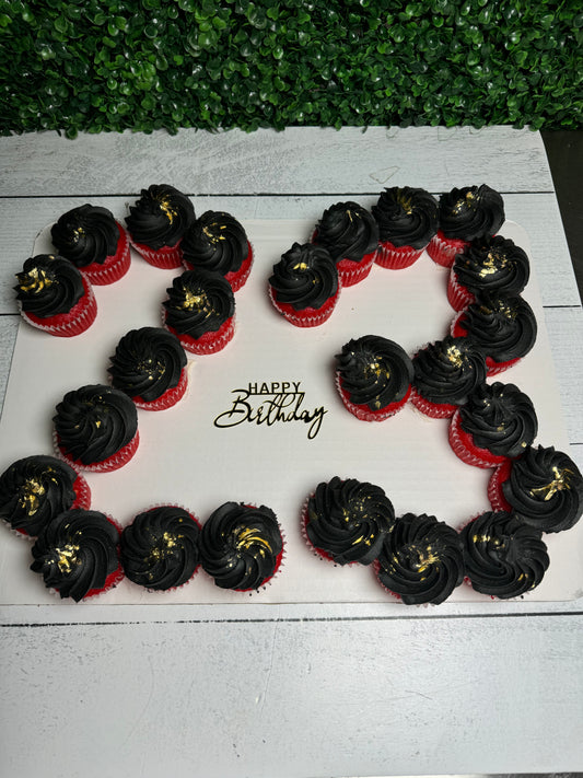 Signature Cupcake Number Cake