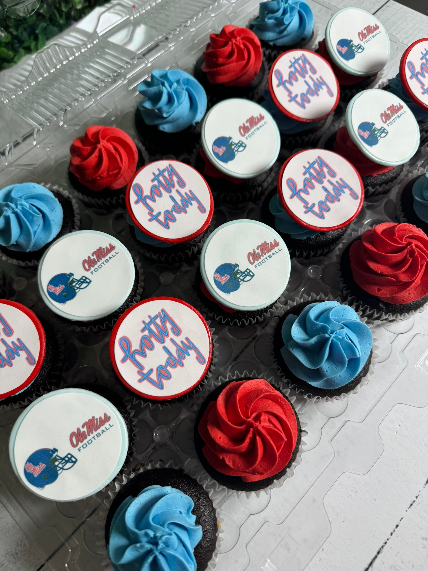 Game Day Branded Cupcakes