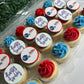 Game Day Branded Cupcakes