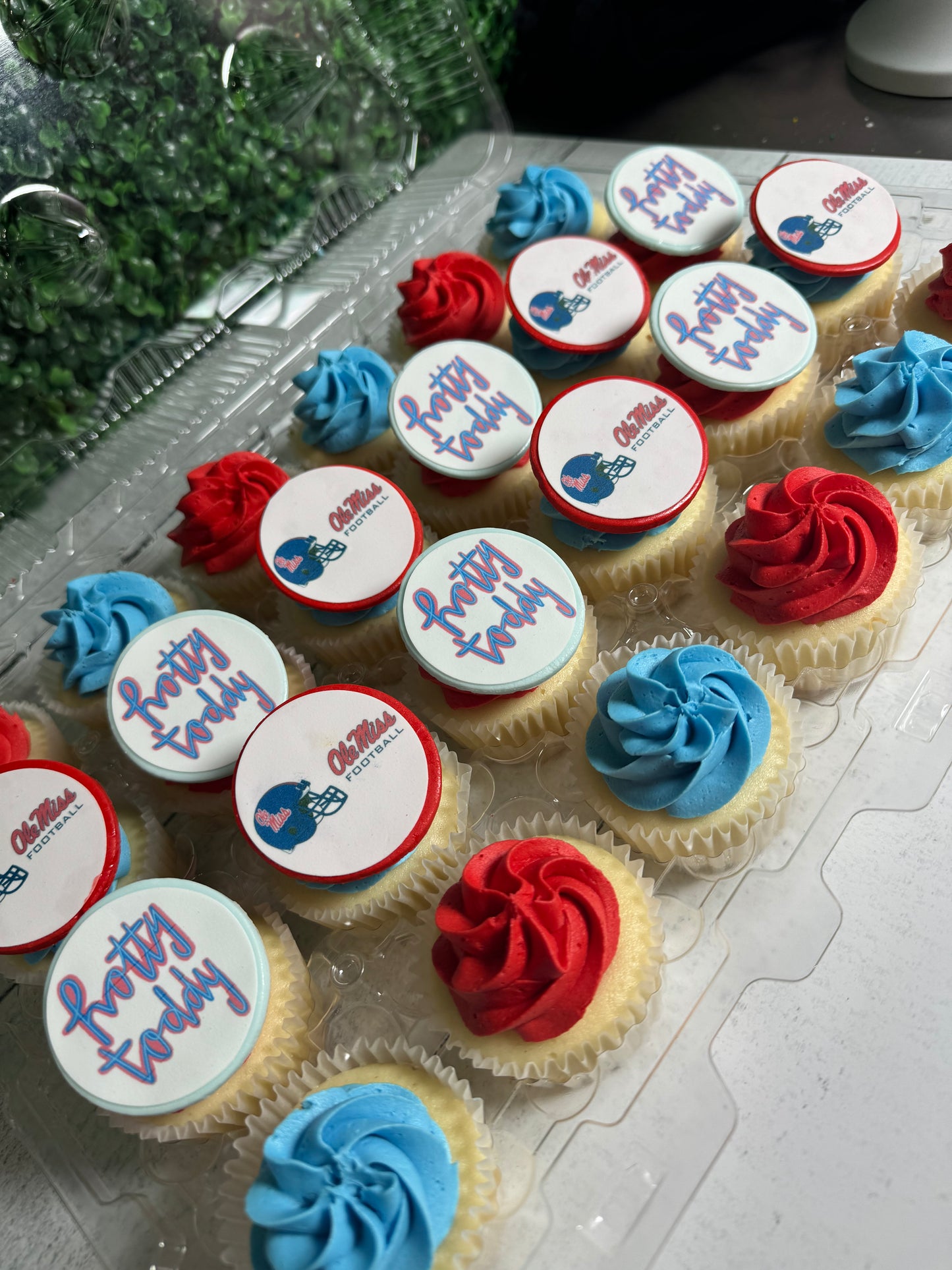 Game Day Branded Cupcakes