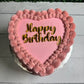 Single Layer Heart Cake