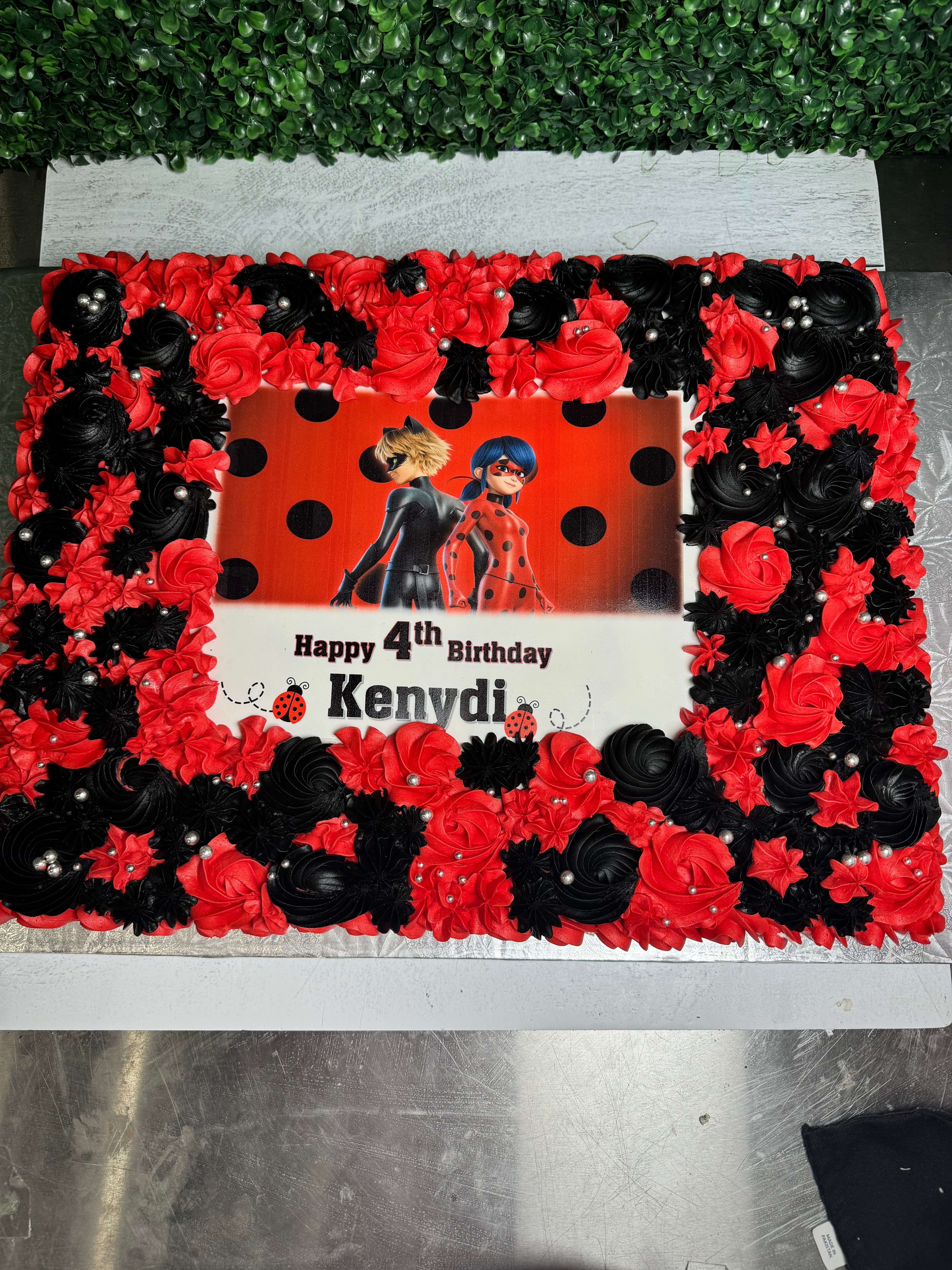 Character themed sheet cakes
