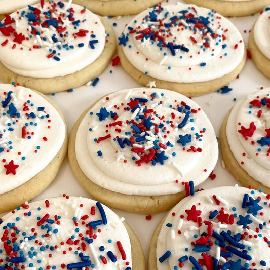 Iced Sugar Cookie with Sprinkles- 24 count