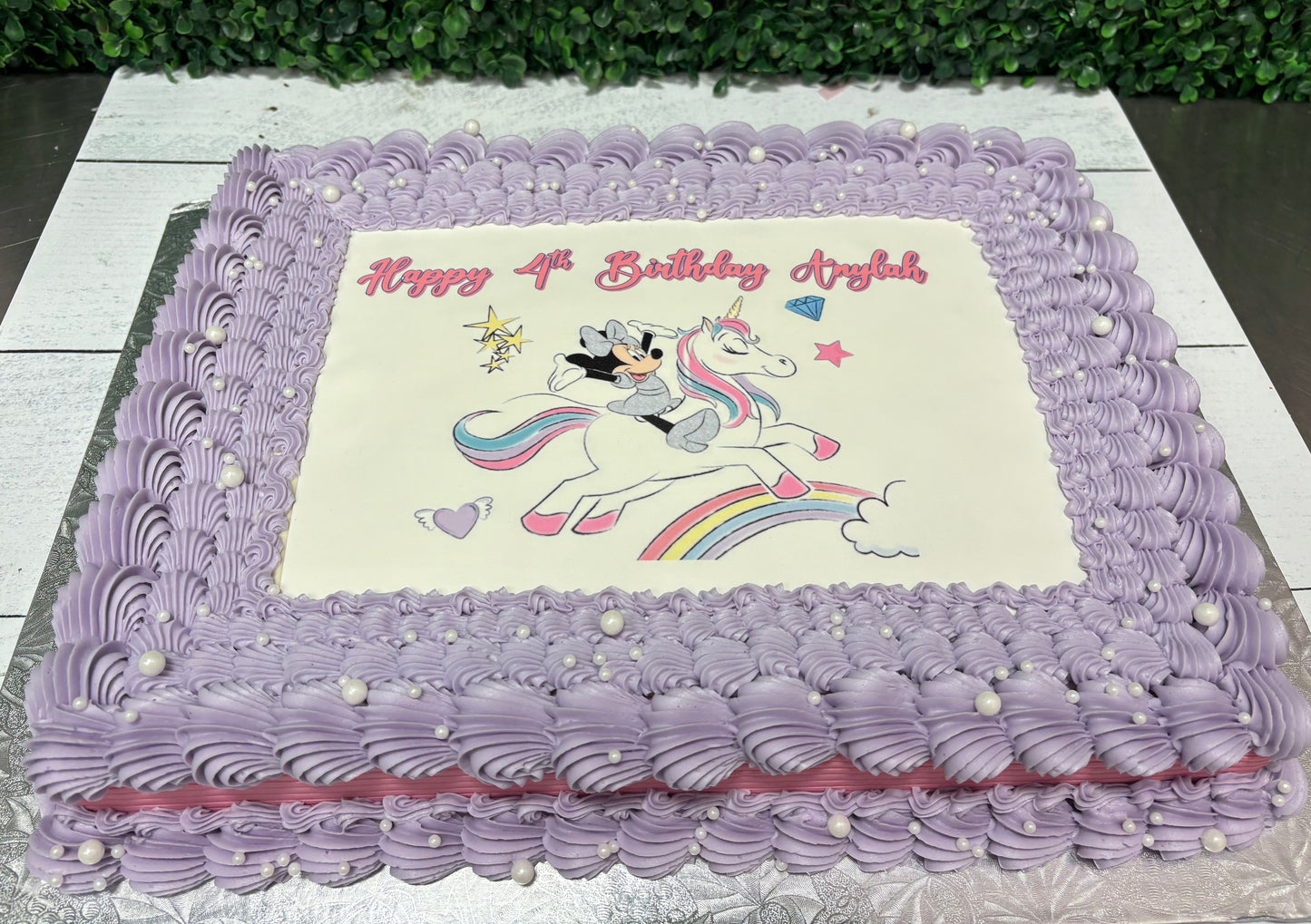 Custom Printed Character sheet cakes