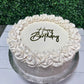 Classic Celebration Cake- Vanilla SINGLE LAYER, 10inch