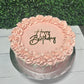Classic Celebration Cake- Strawberry SINGLE LAYER, 10inch