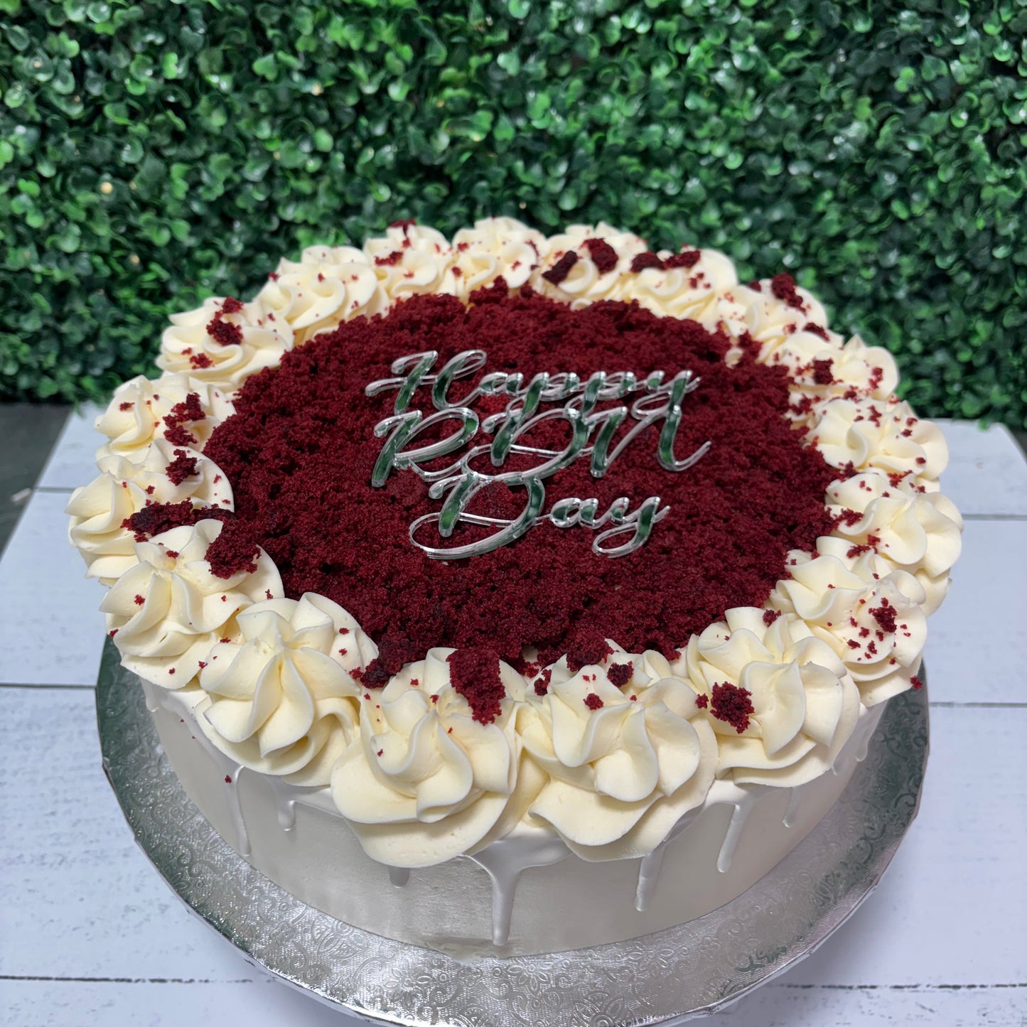 Classic Celebration Cake- Red Velvet  SINGLE LAYER, 10inch