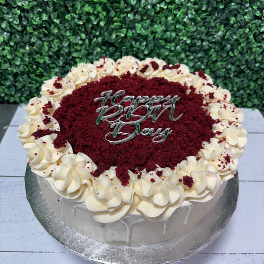 Classic Celebration Cake- Red Velvet  SINGLE LAYER, 10inch