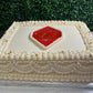 Vintage sheet cake